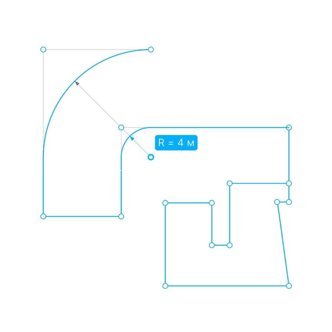 Road drawing tool state
