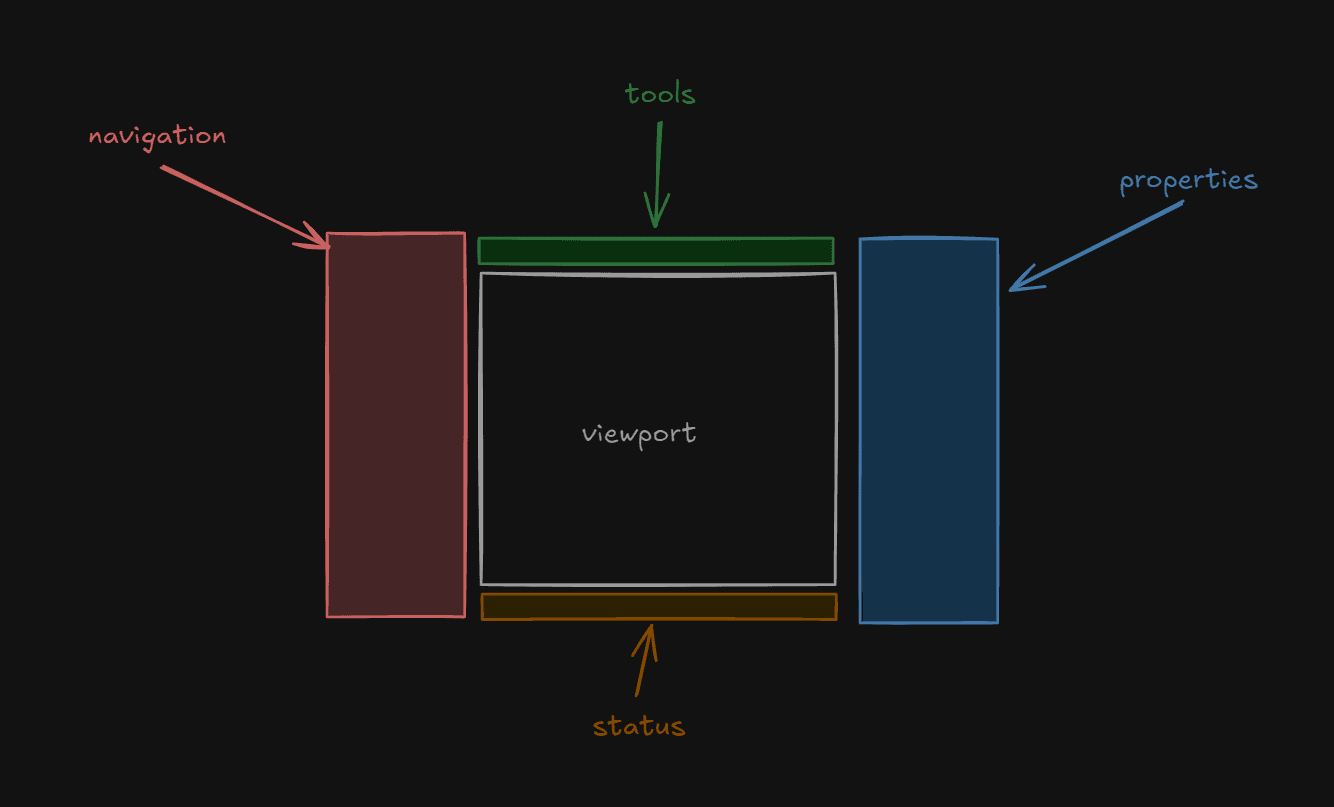 Early traffic editor interface concept